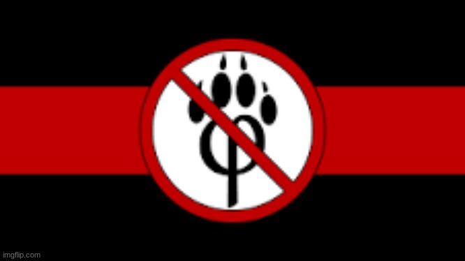 anti furry flag | image tagged in anti furry flag | made w/ Imgflip meme maker