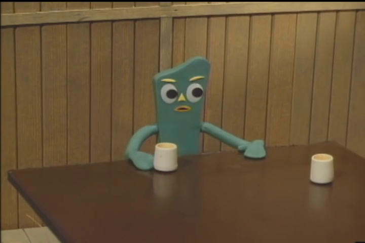 High Quality Angry Gumby Blank Meme Template