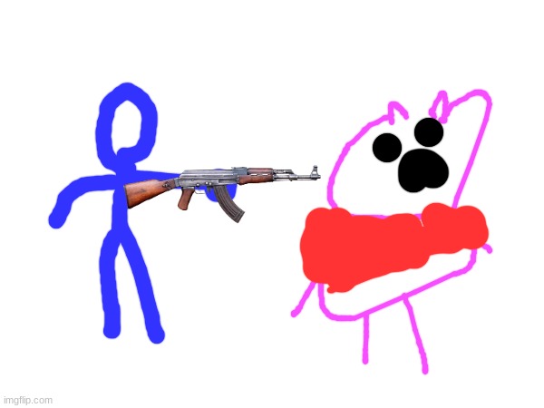 blue stickman vs peepoodo | made w/ Imgflip meme maker
