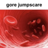 Gore jumpscare Blank Meme Template