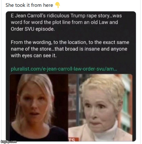 The appeal should be fun... We'll get to see the Law & Order episode Carroll's lies are based on... | image tagged in courtroom,evidence,coming | made w/ Imgflip meme maker