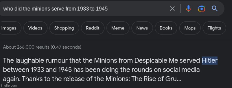 It's confirmed! | image tagged in hitler,adolf hitler,minions,despicable me,minion | made w/ Imgflip meme maker