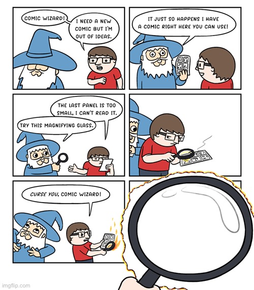 That darn Comic Wizard | made w/ Imgflip meme maker