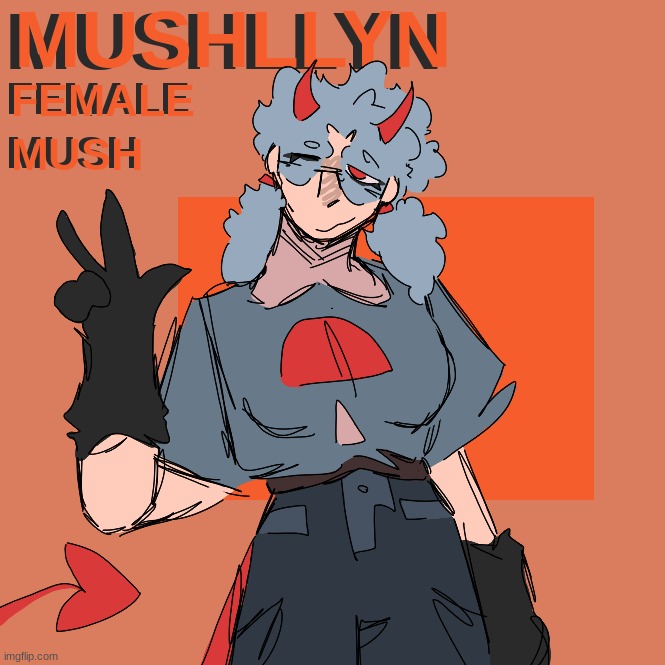 so i drew female mush-- | made w/ Imgflip meme maker