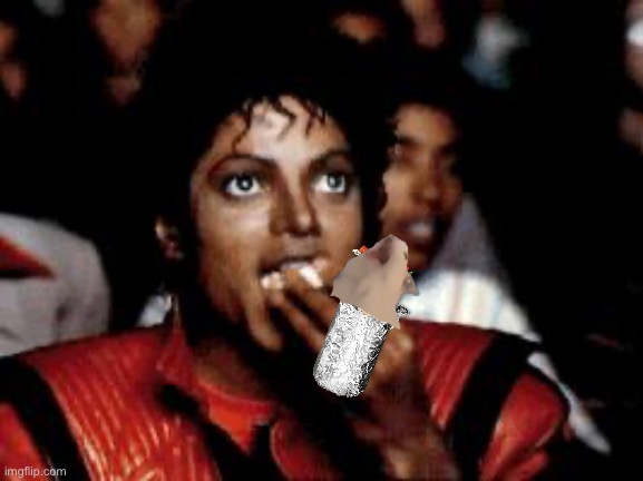 michael jackson eating popcorn | image tagged in michael jackson eating popcorn | made w/ Imgflip meme maker