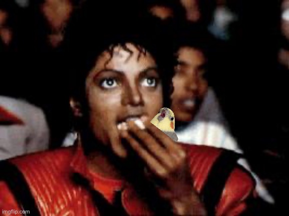 michael jackson eating popcorn | image tagged in michael jackson eating popcorn | made w/ Imgflip meme maker