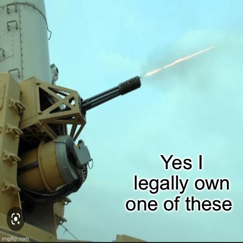 Yes I legally own one of these | made w/ Imgflip meme maker