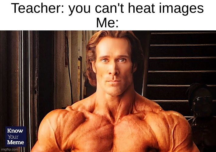 Baby don't hurt me | Teacher: you can't heat images
Me: | image tagged in meme | made w/ Imgflip meme maker