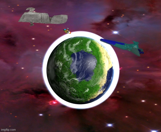 a space photographer caught this image outside the Inkverse atmosphere | made w/ Imgflip meme maker