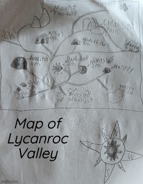 Map of Lycanroc Valley | Map of Lycanroc Valley | image tagged in pokemon | made w/ Imgflip meme maker