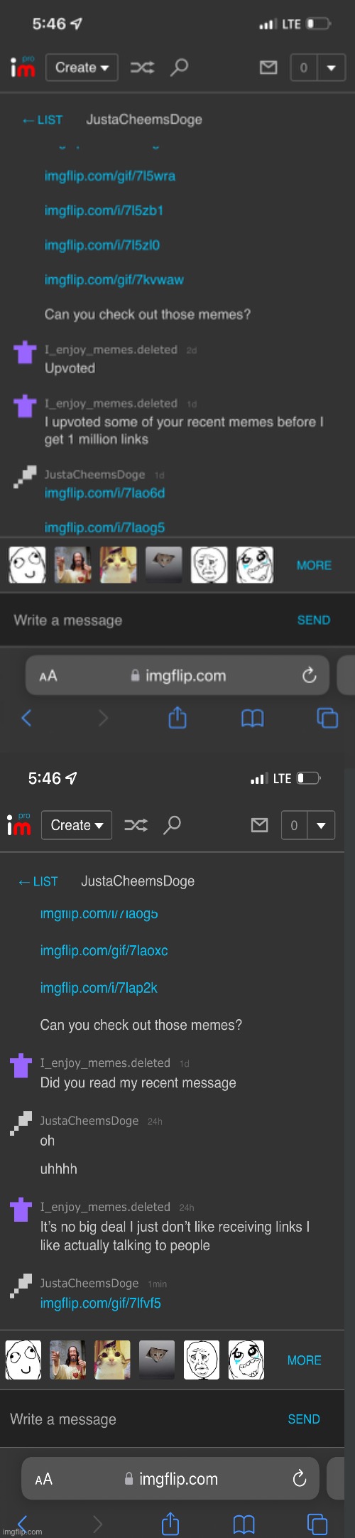 POV trying to memechat justacheemsdoge | made w/ Imgflip meme maker