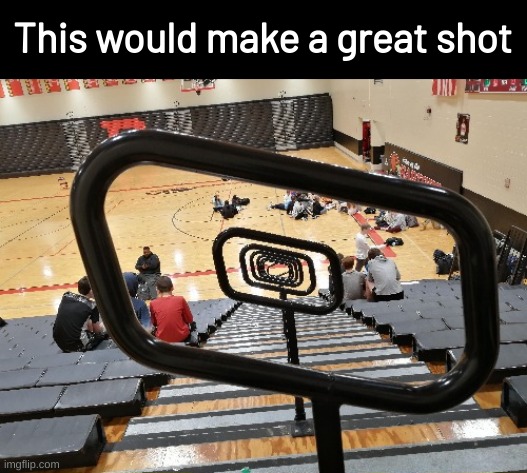 They are perfectly alligned | This would make a great shot | made w/ Imgflip meme maker