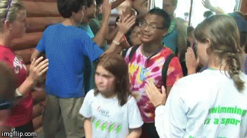 High five and slap | image tagged in gifs | made w/ Imgflip video-to-gif maker