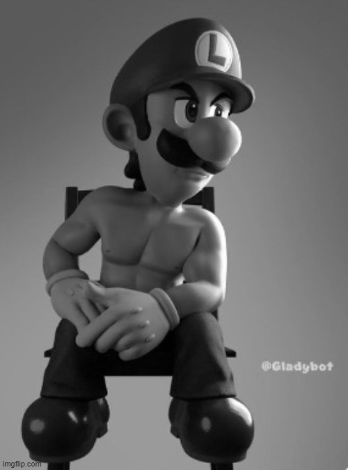 luigi chad | image tagged in luigi chad | made w/ Imgflip meme maker