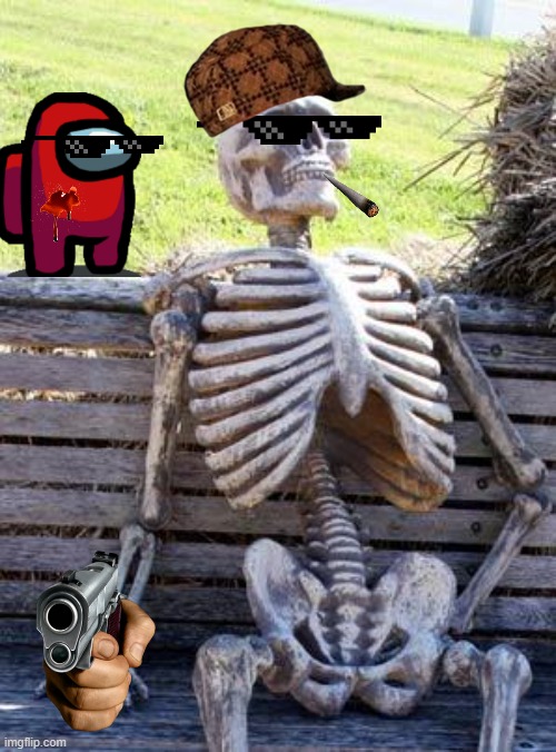 Waiting Skeleton Meme | image tagged in memes,waiting skeleton | made w/ Imgflip meme maker