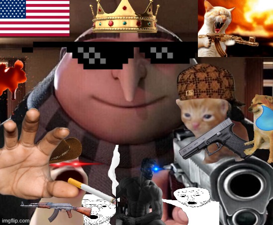 Memes gru with gun Memes & GIFs - Imgflip