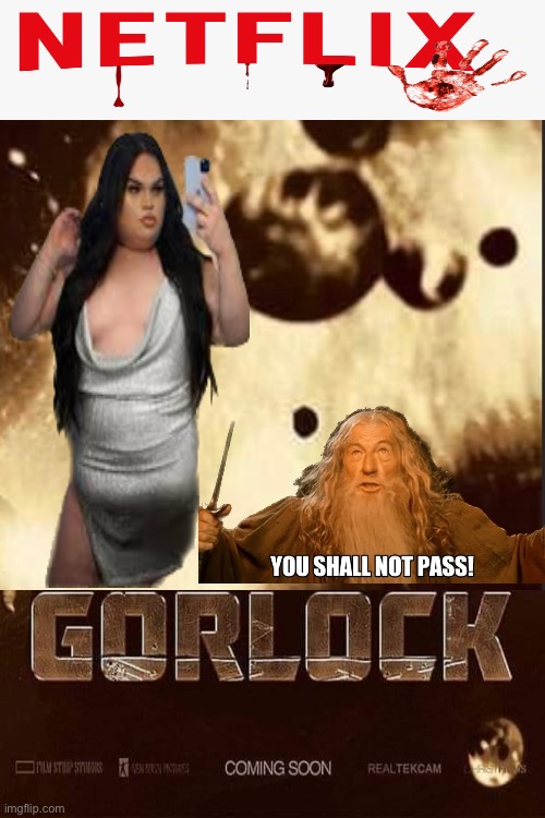 Gorlock Movie poster | image tagged in lord of the rings,transgender,funny meme | made w/ Imgflip meme maker