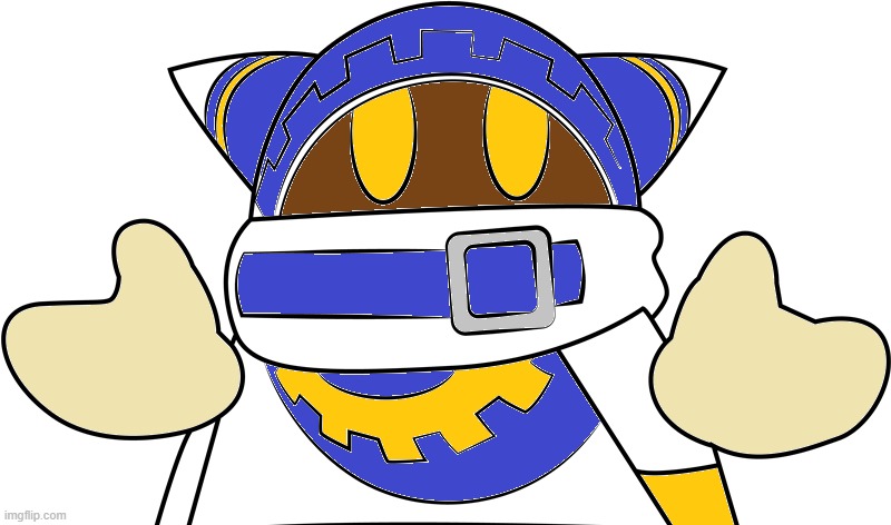 Magolor made with MS Paint [made by me] | image tagged in nintendo,kirby,magolor,art | made w/ Imgflip meme maker
