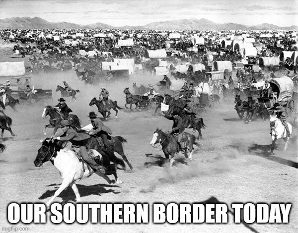unrestricted immigration | OUR SOUTHERN BORDER TODAY | image tagged in biden,lillegal,immigration | made w/ Imgflip meme maker