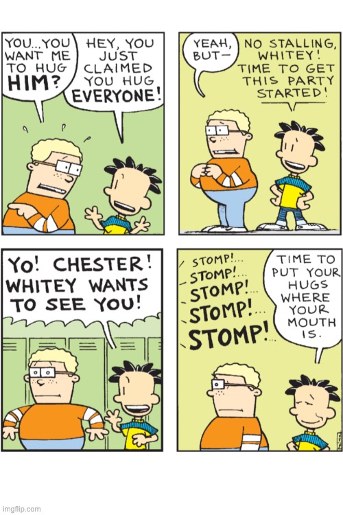 Uh-Oh | image tagged in big nate | made w/ Imgflip meme maker