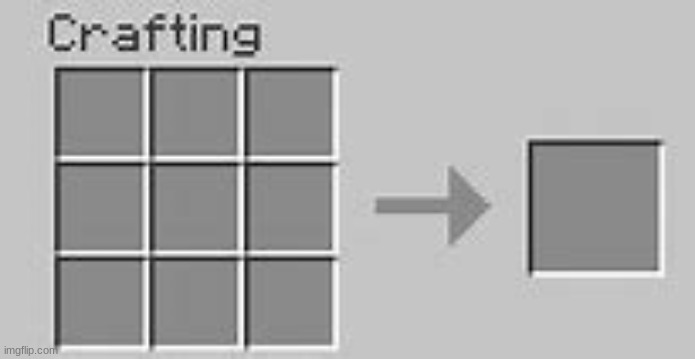 Minecraft Crafting | image tagged in minecraft crafting | made w/ Imgflip meme maker