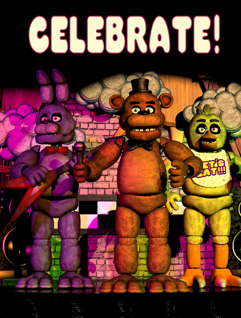 High Quality e.g. fnaf poster Blank Meme Template