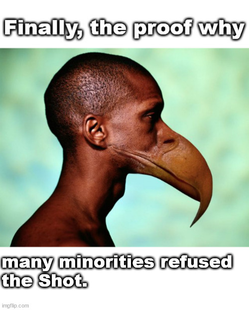 They knew | many minorities refused 
the Shot. | image tagged in memes,dark humor | made w/ Imgflip meme maker