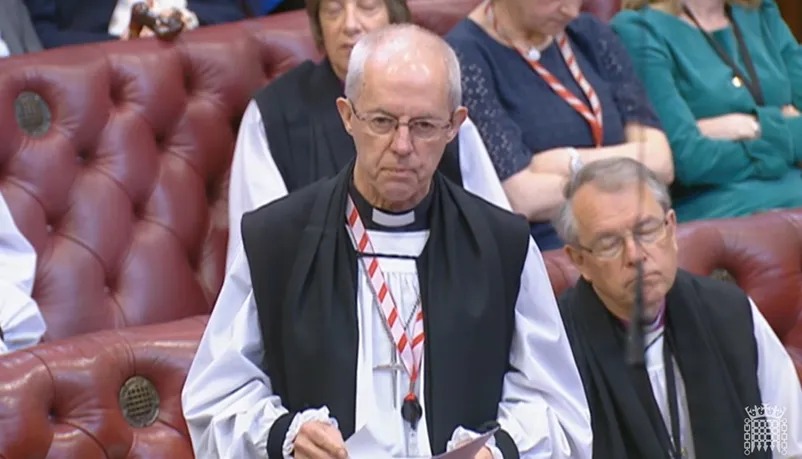 High Quality Archbishop of Canterbury Justin Welby Blank Meme Template