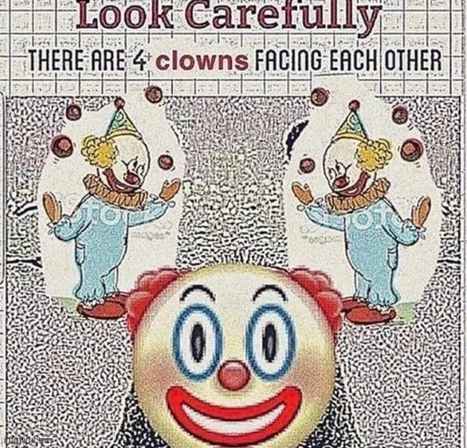 E | image tagged in clowns,clown,insults,roasted,damnnnn you got roasted,insult | made w/ Imgflip meme maker