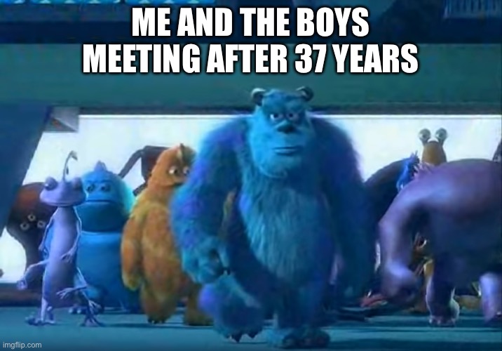 Me and the boys | ME AND THE BOYS MEETING AFTER 37 YEARS | image tagged in me and the boys | made w/ Imgflip meme maker