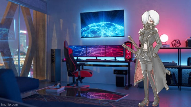 Basically what Jinsei's bedroom looks like. Yes Jinsei likes to play games | made w/ Imgflip meme maker