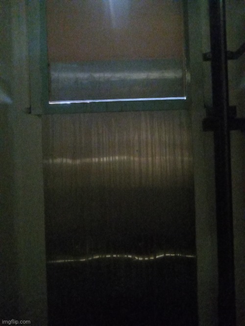 An elevator shaft. I can't see the bottom. | made w/ Imgflip meme maker