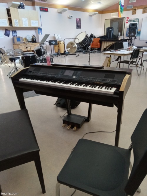 This music room I've found is by far the most lively place in this hellscape. | made w/ Imgflip meme maker