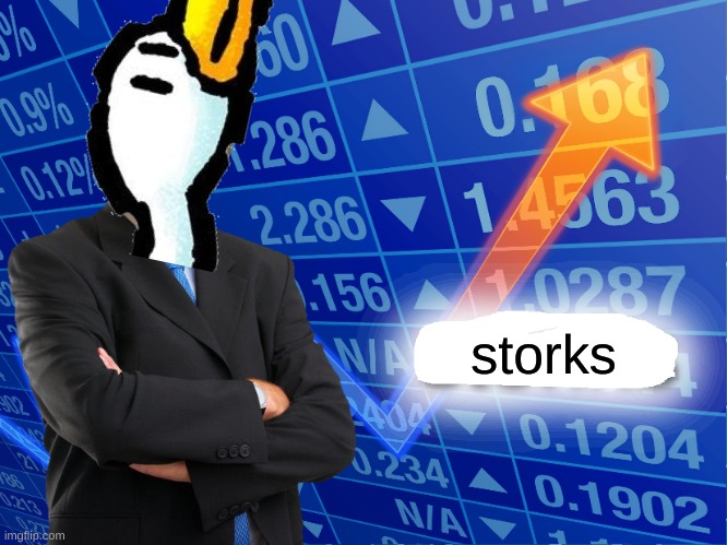 Empty Stonks | storks | image tagged in empty stonks | made w/ Imgflip meme maker