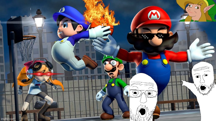 mario be ballin | image tagged in mario | made w/ Imgflip meme maker