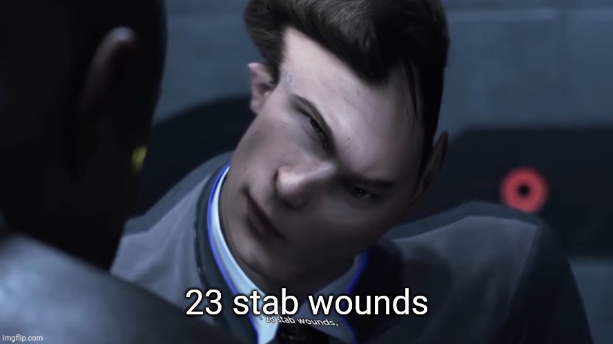 28 Stab Wounds | 23 stab wounds | image tagged in 28 stab wounds | made w/ Imgflip meme maker