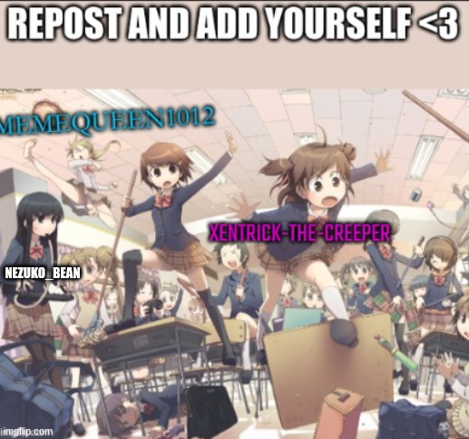 NEZUKO_BEAN | image tagged in anime | made w/ Imgflip meme maker
