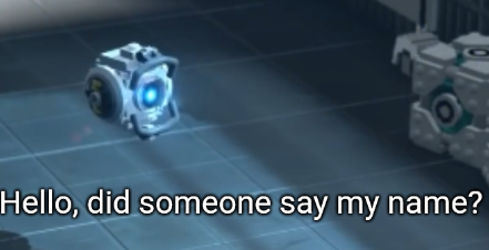 Hello, did someone say my name? Wheatley Blank Meme Template