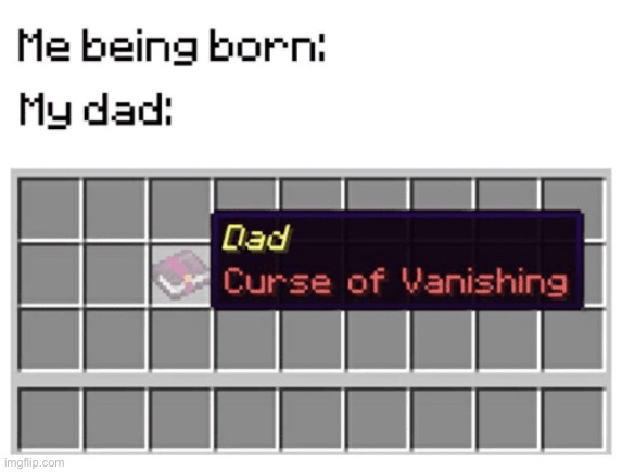 Title | image tagged in dad,aaaaand its gone | made w/ Imgflip meme maker