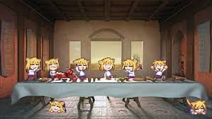 The last supper Blank Meme Template