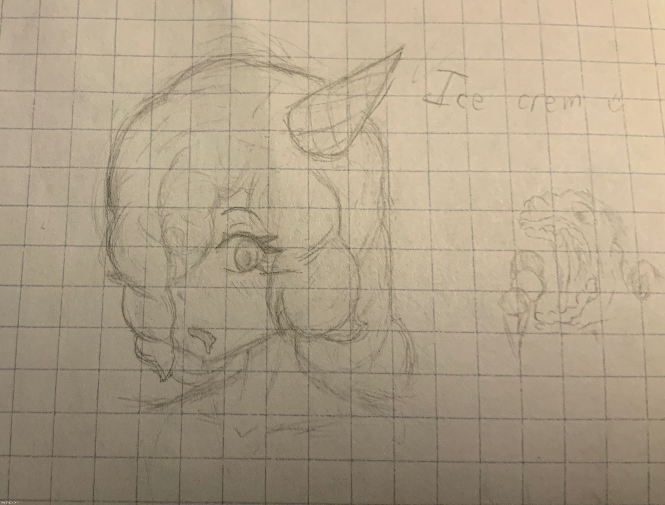 sketch i did during school, gonna digitalize soon | made w/ Imgflip meme maker