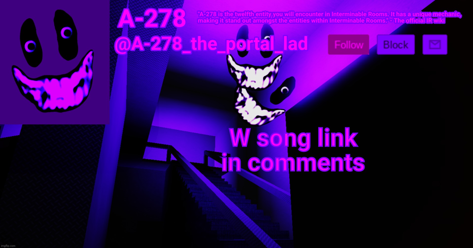 А-278's аnnоunсеmеnt | W song link in comments | made w/ Imgflip meme maker