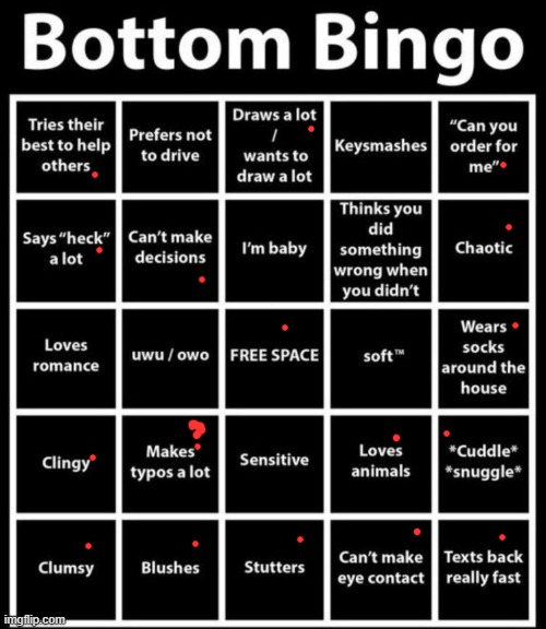 Said and done since the top bingo got 6 upvotes | image tagged in bottom bingo | made w/ Imgflip meme maker