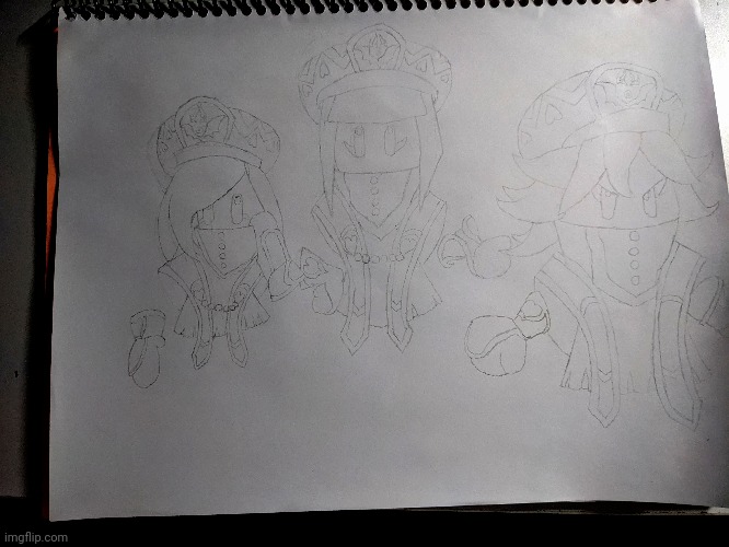 I feel like hating myself, so here you go, another crappy drawing. If you know what characters these are, you get a follower. | made w/ Imgflip meme maker