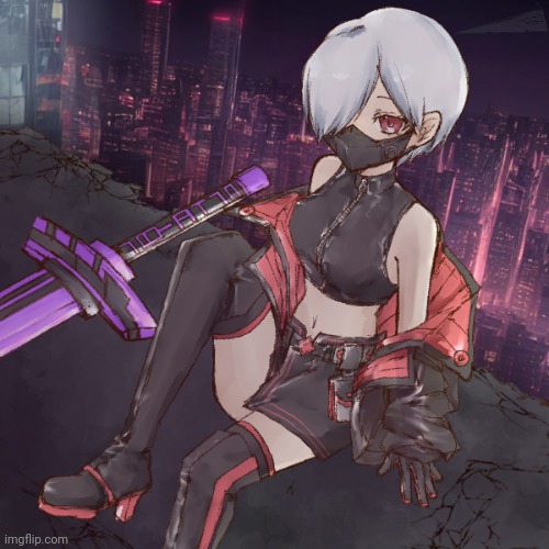 "Hey chat, I'm in Splatsville and I just got the Claymore of Blah!" | made w/ Imgflip meme maker