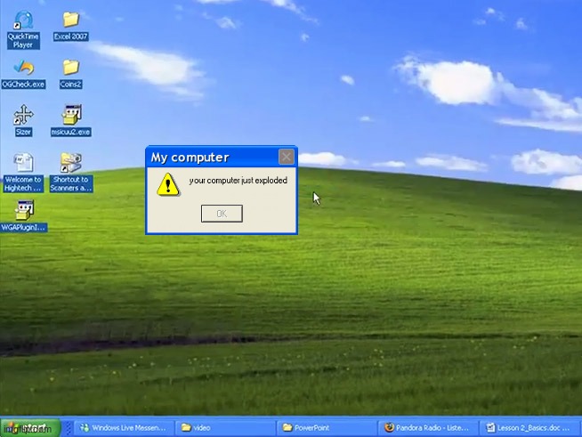 Windows xp error | image tagged in error | made w/ Imgflip meme maker