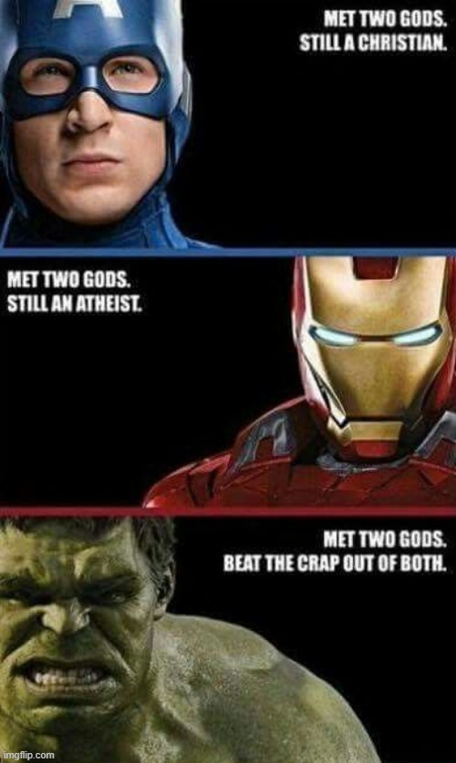 All About Gods | image tagged in superheroes,marvel | made w/ Imgflip meme maker