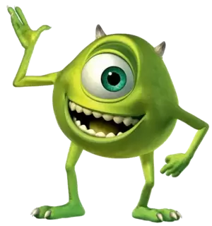 Mike Wazowski Blank Meme Template