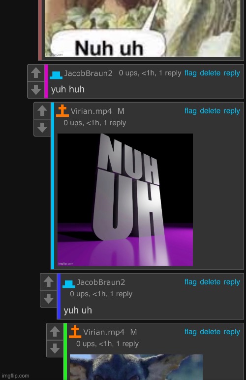 The argument is ongoing | made w/ Imgflip meme maker