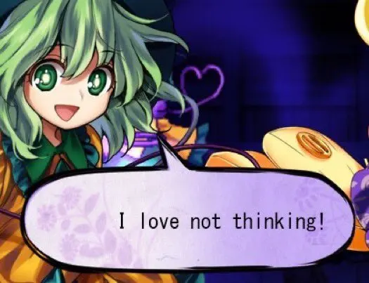 High Quality gumi i love not thinking Blank Meme Template